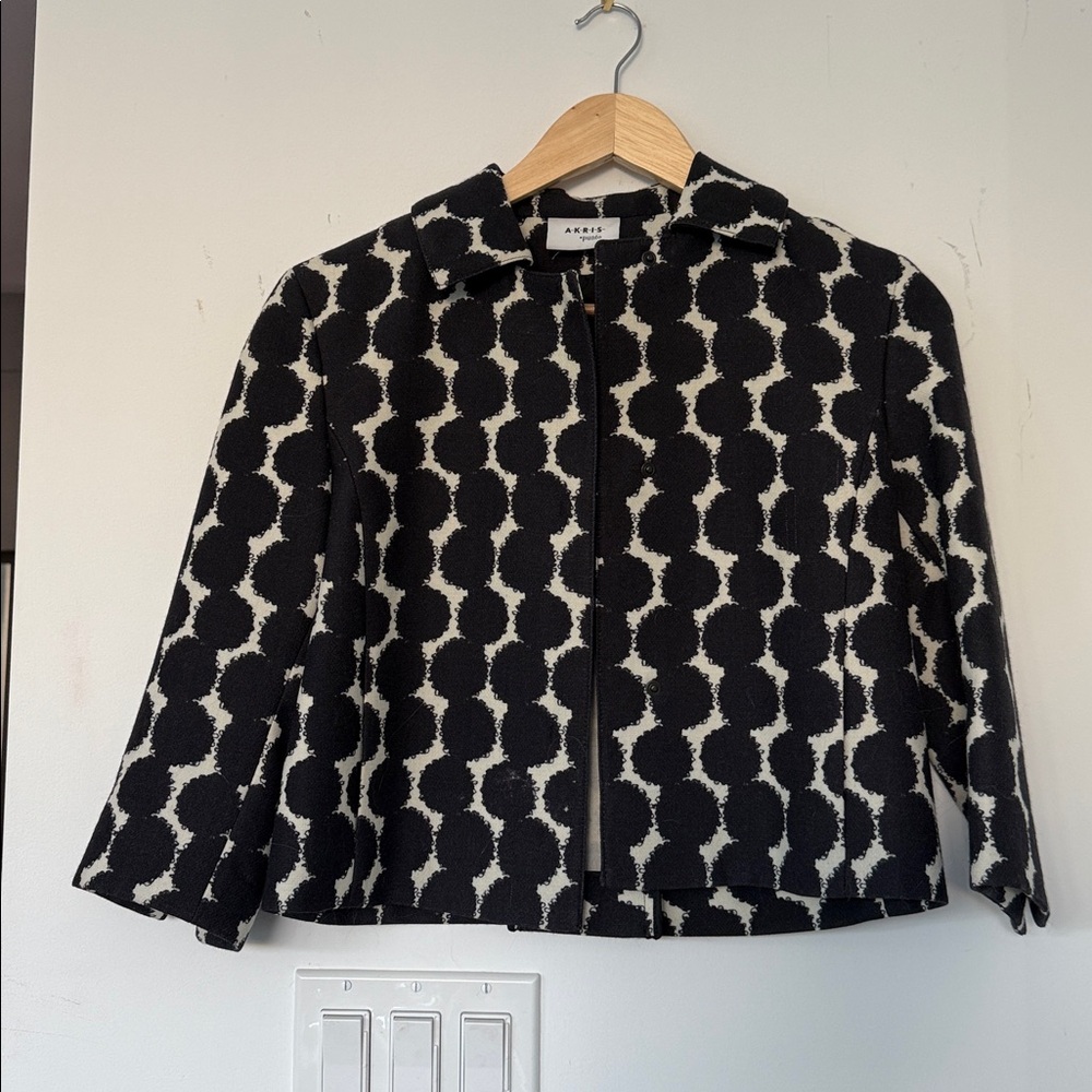 Akris Monochrome Dot Jacket